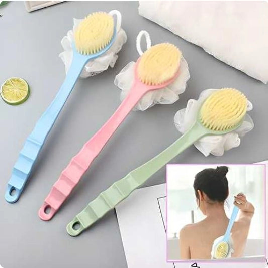 Body Bath Brush with loofah Long Handle